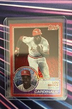 2021 Topps Archives - 1983 Topps Lou Brock #161 Res Hot Foil /50