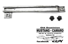 1965-1968 Mustang Quarter Window Regulator Guide Track Channel & Bolts-Passenger
