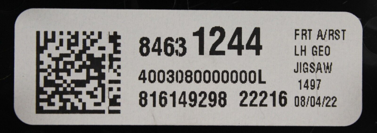 2019-2023 GM Door Applique *Color Geo Jigsaw* Part# 84631244 | eBay 