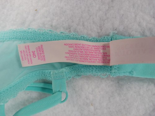 Victoria's Secret sehr sexy Push Up BH Größe 34D Farbe Grün Weiß - Bild 4 von 8