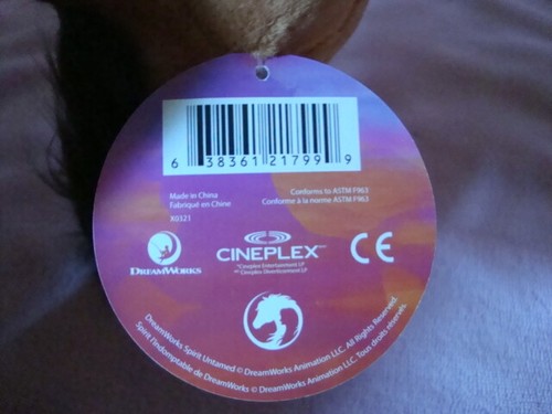 Spirit Untamed Horse Cineplex Plush 8" tall x 7" long W/Tags - Picture 7 of 7