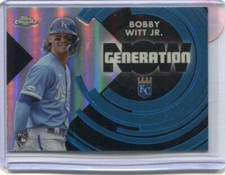 2022 Topps Chrome - BOBBY WITT JR - Generation Now Rookie Refractor - ROYALS