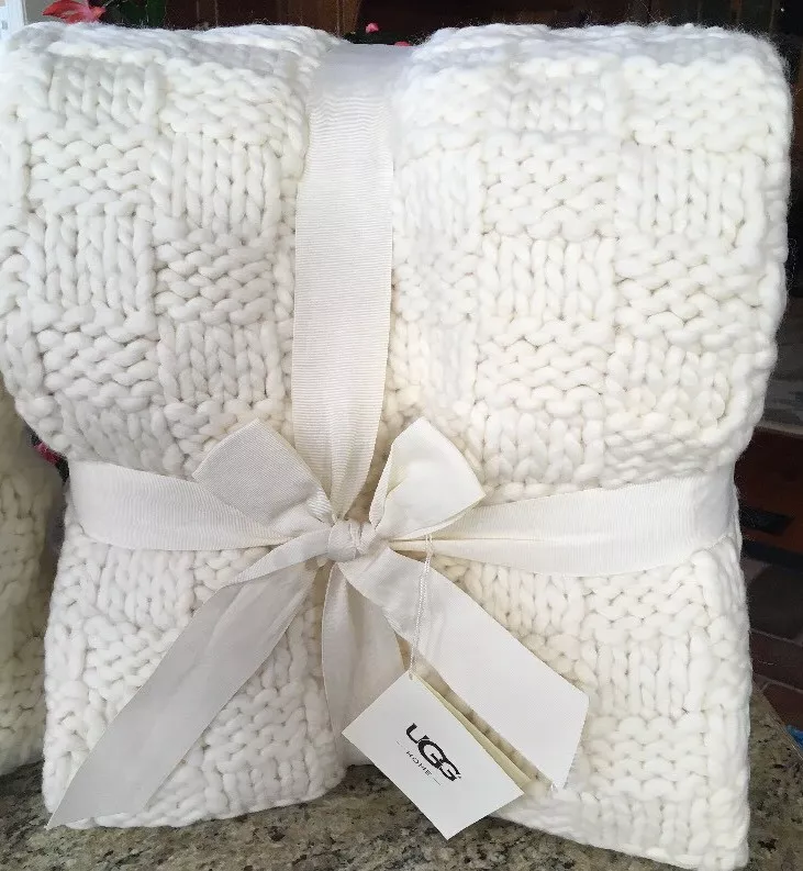 Ugg chunky knit blanket sale