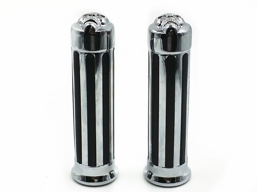 Motorcycle 1'' Skull Hand Grip for Kawasaki Vulcan VN 500 800 900