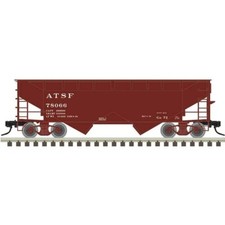 Atlas HO Scale 2-Bay Open Hopper Santa Fe 78066 20007439