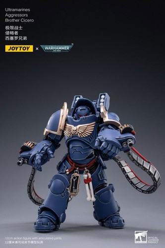 JOYTOY X Warhammer 40k JT2184 Ultramarines Aggressors 1/18 Action Figure SET 3 - Picture 2 of 10
