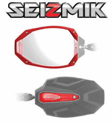 Red Seizmik Photon Side View Mirrors for 2017-2023 Can-Am Maverick X3 / MAX