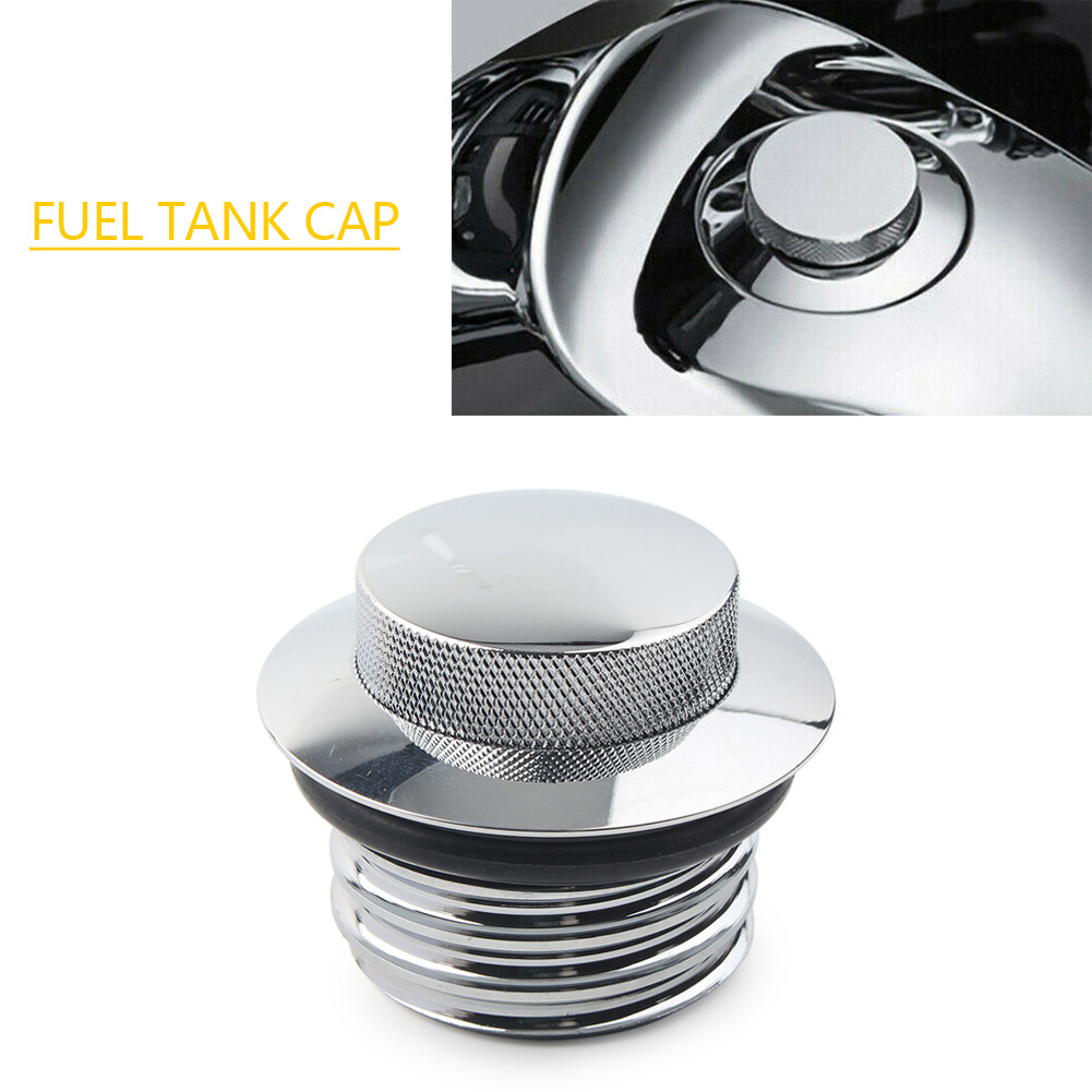 Aluminum Gas Cap Fuel Oil Tank Cover For Harley Softail Road King