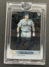 2022 Topps Clearly - Jake Meyers #CAA-JME Houston Astros - ROOKIE AUTO