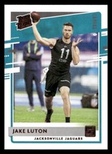 2020 Donruss #344 Jake Luton Canvas Rookie Jaguars