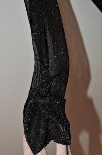 Bailey 44 Hayley Metallic Keyhole-Back Long-Sleeve Dress – size M - Picture 6 of 8