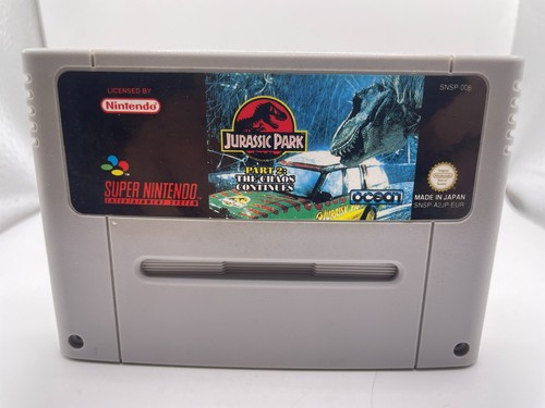 Jurassic Park Part 2: The Chaos Continues Super Nintendo Snes Eur Pal