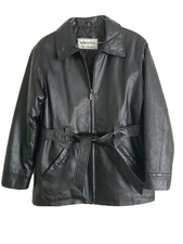 Fitz-wright Woman’s Small Black Genuine Leather Jacket