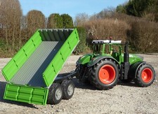 RC XL Traktor FENDT 1050 + Anhänger mit KIPPFUNKTION "Ferngesteuert"       412-2