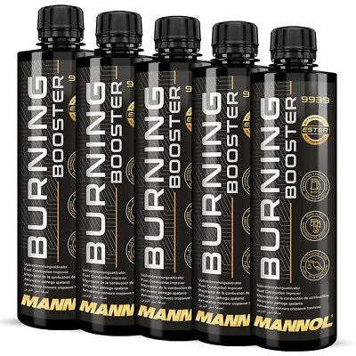 Additiv 5 X 450 ml Burning Booster Benzin Kraftstoff 9939 Optimierer Reiniger