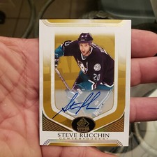 2020-21 SP Signature Edition Steve Rucchin Auto # 217