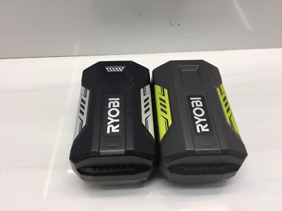 #ad NON WORKING 2x Ryobi OP40261 OP40501 40V Li On Batteries $24.30