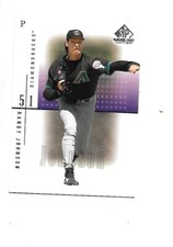 Randy Johnson HOF Upper Deck 2001 SP Game Used Edition Baseball Card #40 Arizona
