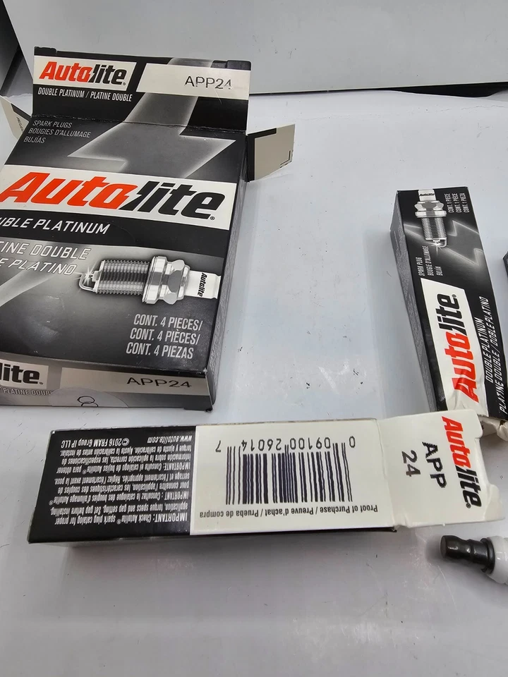 (CANTIDAD 8) Bujía Autolite Doble Platino APP24 para Ford F-250 HD F-350 1997 Foto 3 de 4