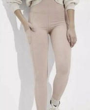 AMERICAN EAGLE The Everything Pocket Leggings Light Pink Women's SIZE LARGE