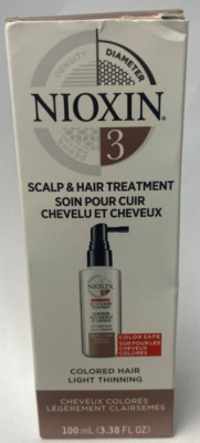 Nioxin System 3 Scalp & Hair Treatment Colored Hair 3.38 fl oz / 100 ml