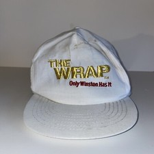 Vintage Winston Hat The Wrap Only Has It Cigarettes Cigs Ball Cap Racing