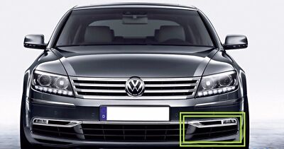 New Genuine VOLKSWAGEN Phaeton Front Bumper Lower Grill Left 3D0853665J3FZ OEM