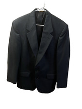 Oscar de la Renta Sport Coat Jacket Men  s Size 46R Brown Tweed Cashmere  Wool