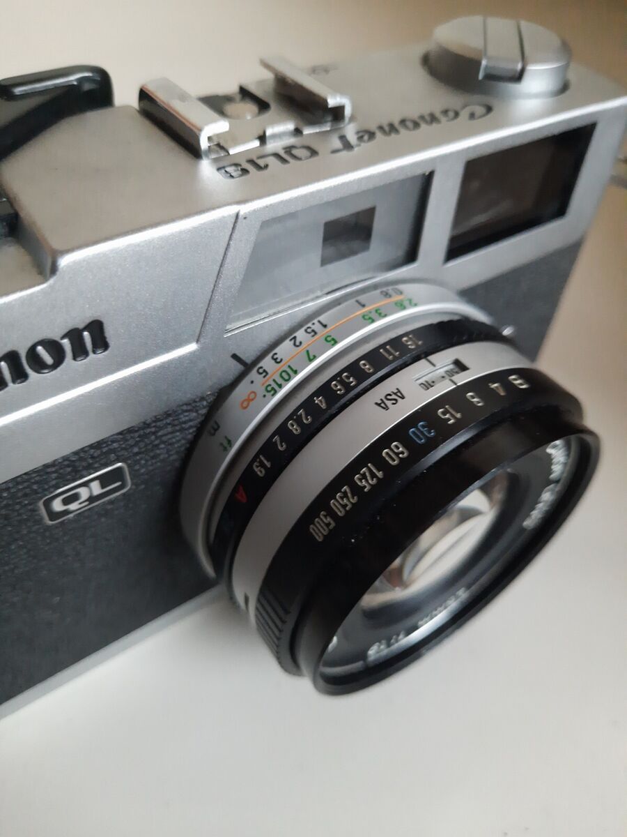 VINTAGE CANON CANONET QL19 CANON INC 45mm F1,9 RANGEFINDER