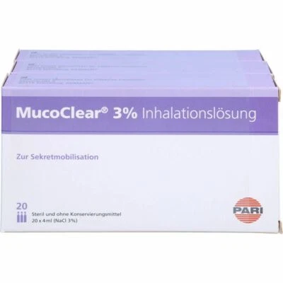 PARI GMBH MUCOCLEAR 3% NaCl Inhalationslösung 80 ml PZN05737219