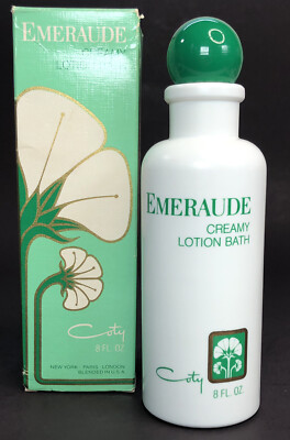 Vintage Emeraude Creamy Bubble Bath Lotion By Coty Fl Oz New