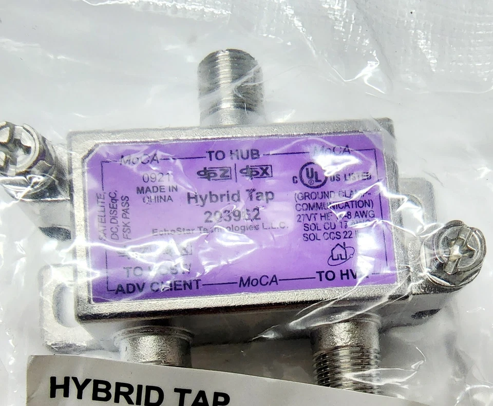 DISH NETWORK HYBRID TAP / HOPPER / JOEY / PART #204858/ 203962 / 2-WAY(Set of 2) - Image 3 of 3