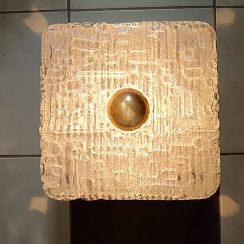 Ceiling Light, Flush Mount, Art Deco, MCM, Murano Glass Art, Barovier i Toso