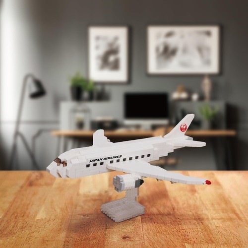 Kawada Nanoblock JAL Passenger Plane 580pcs 19.5x10x18.5cm 12+ Interior Hobby - Picture 6 of 7