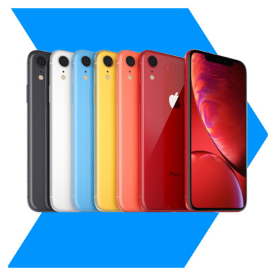 Apple iPhone XR 64GB Unlocked - Black, Coral, Blue - Free Shipping & Returns