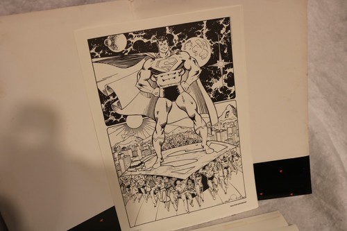SUPERMAN 400 PORTFOLIO (1984) 16 Plates, Kirby, Eisner, Miller, Ditko. Perez - Picture 21 of 24