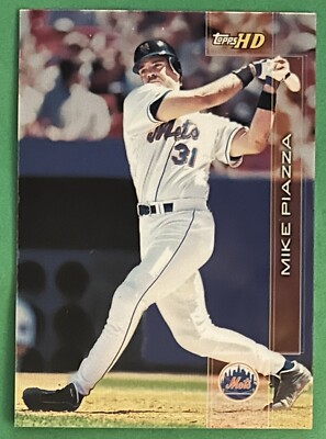 #ad 2001 Topps HD Platinum 199 Mike Piazza #13 New York Mets $9.95