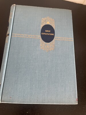 Great Expectations Vintage Book Dutton 1950 Blue Cover