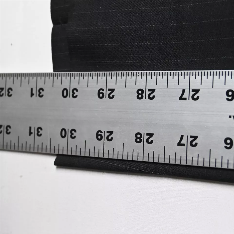 Pronto Uomo 46x32 Gris Rayas 100% Lana Frente Plano Traje Pantalón Hombre Vestido Pantalones Foto 4 de 4