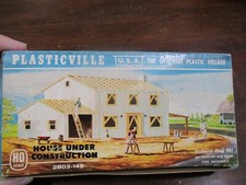 BACHMANN BROS. H0 SCALE HOUSE UNDER CONSTRUCTION 2803 PLASTICVILLE R.R. BUILDING