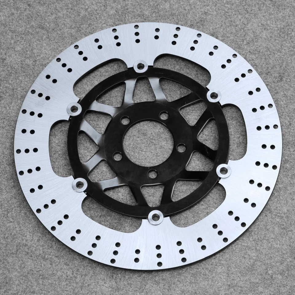 Rotores de disco de freno delanteros aptos para Kawasaki Ninja ZX-7R 91-03 ZX9R ZX-12R 2000-2003 Foto 2 de 3