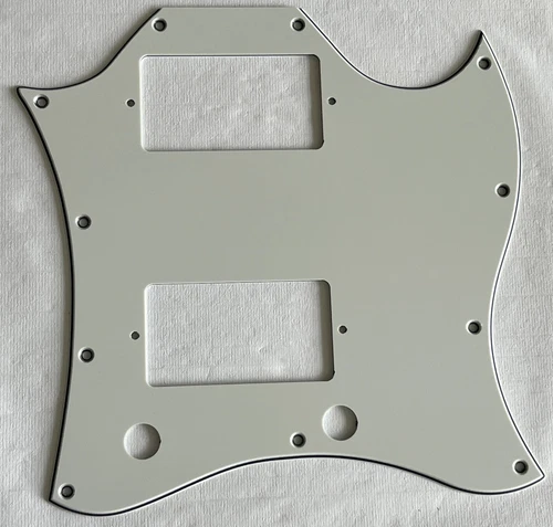 New Great-For US Gibson SG Standard Style Guitar Pickguard 3 Ply Parchment