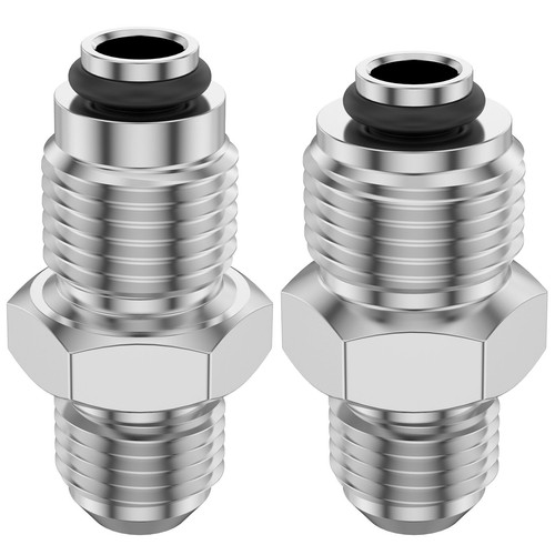 2PCS Power Steering Fitting Aviation 6AN to M16 Power Steering Connector-~