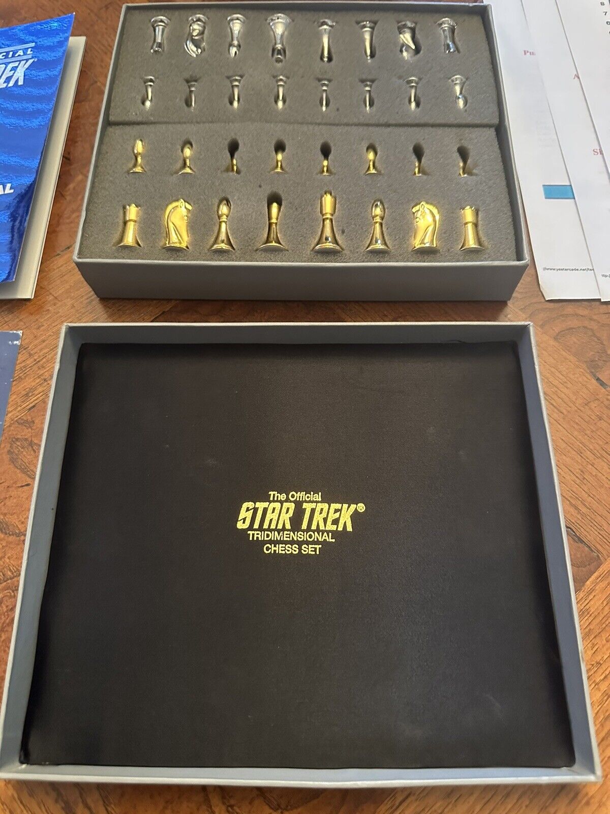 Franklin Mint Official 50th Anniversary Tridimensional Chess Set – The Away  Mission