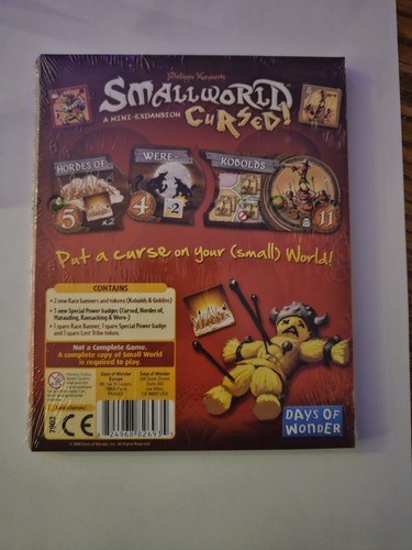 Days of Wonder Small World Cursed! Mini Expansion-Sealed-OOP Rare - Picture 2 of 2