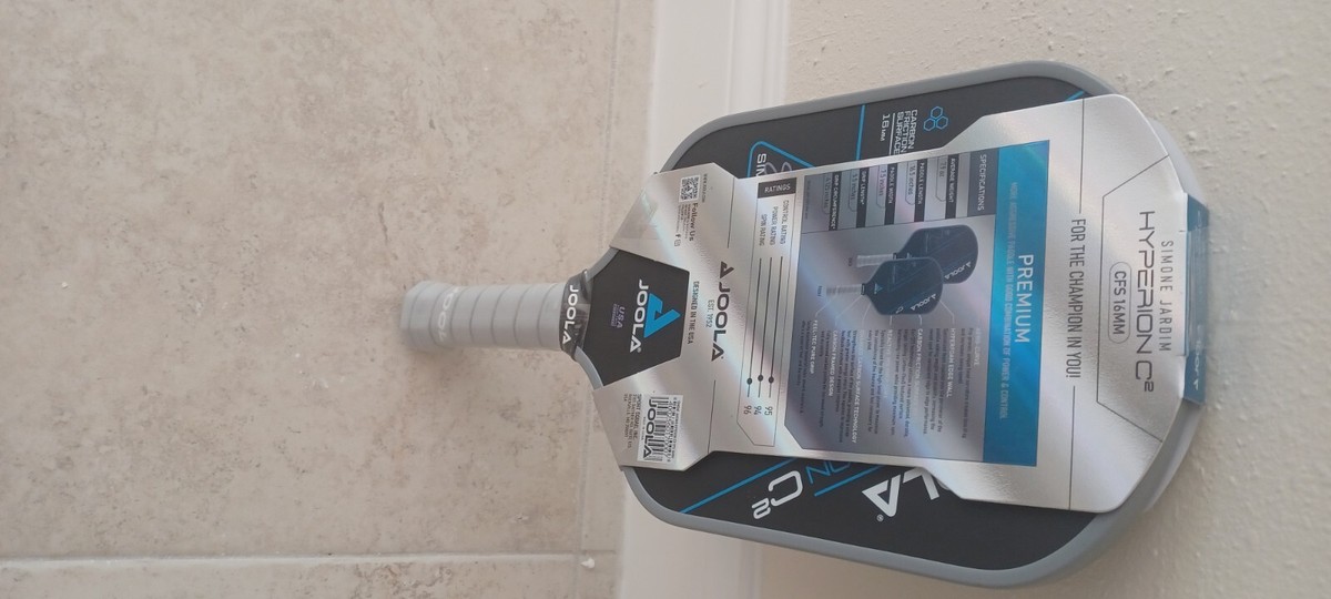 C2 Joola Simone Jardim Hyperion C2 CFS 16 mm Pickleball Paddle