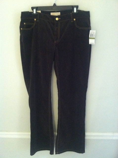 michael kors jeans womens brown