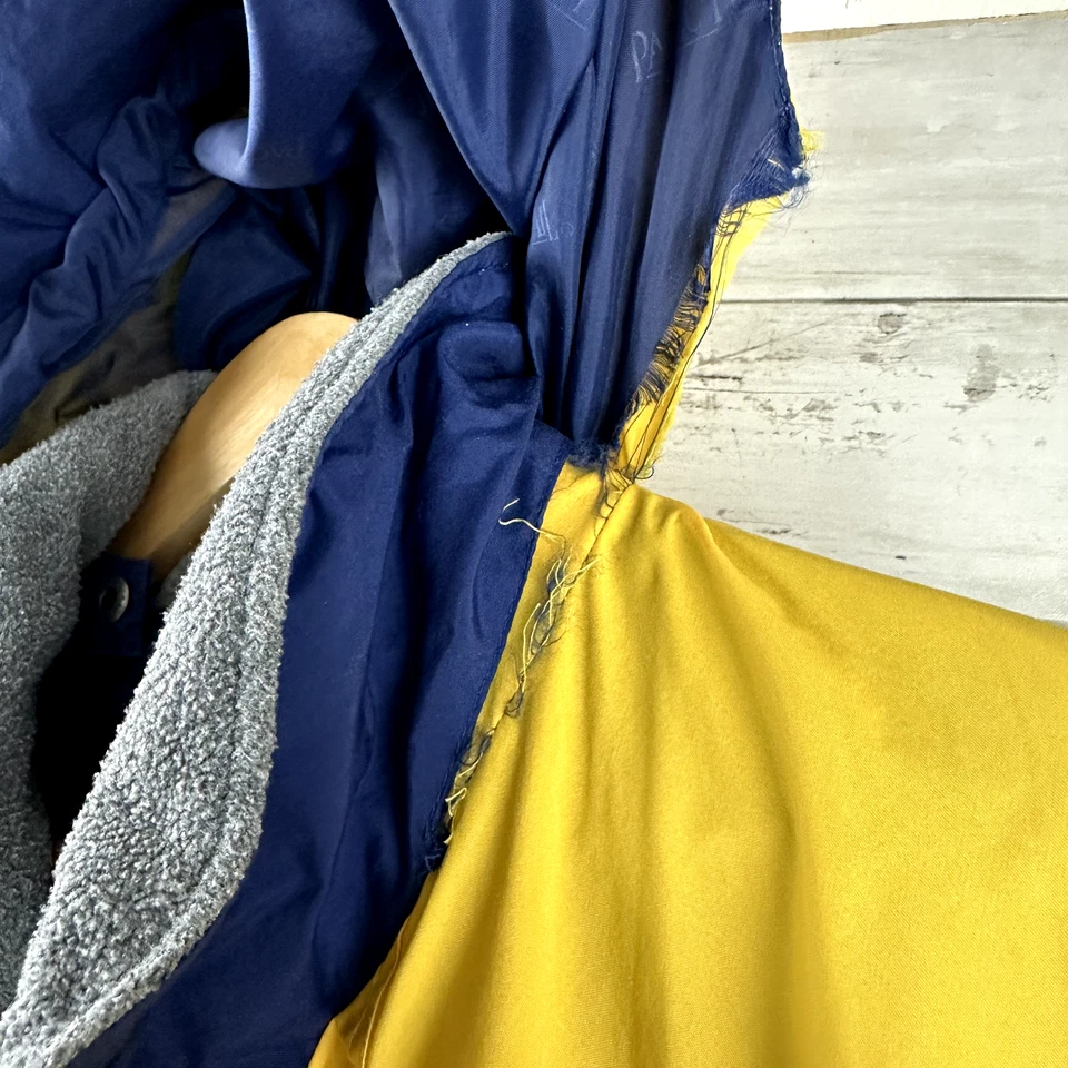 Chaqueta cortavientos vintage Pacific Trail para mujer XL amarilla azul esquí nieve abrigo Gorp Foto 4 de 4