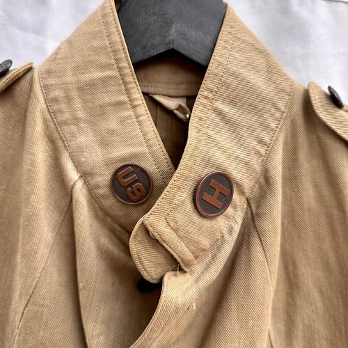 WW1 US Army Uniform Bullion Chevrons NCO Military Police Collar Discs - Picture 3 of 5