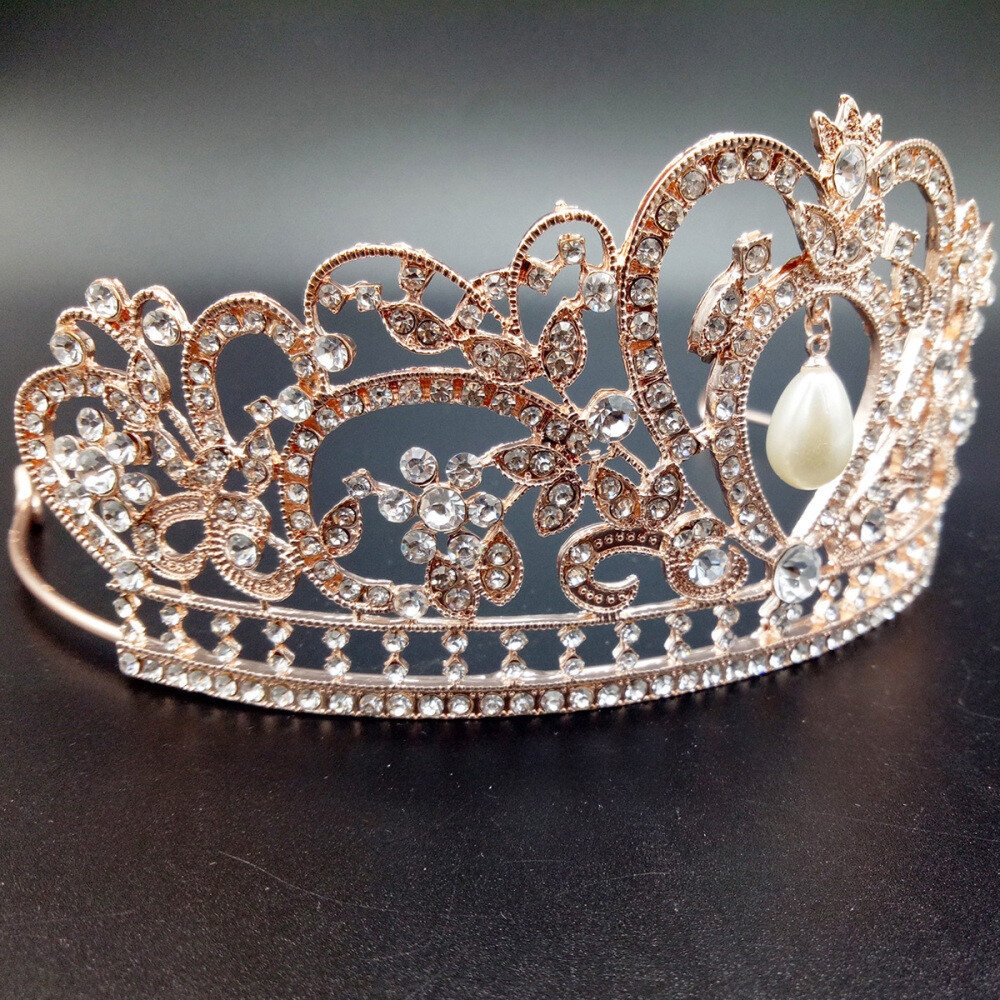 Bride Tiaras Heart Tiaras Rhinestones Tiara Bridal Tiara Jewelry Tiara